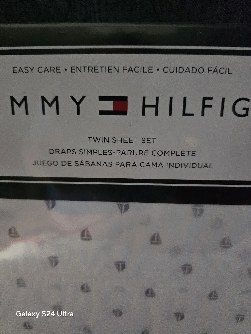 Tommy Hilfiger*  Sailboat Twin Sheet Set * BRAND NEW * NEVER USED